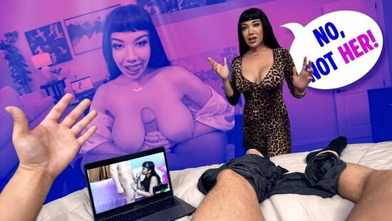 Mom caught her son jerking off to porn with his sister and wants him to fuck her.