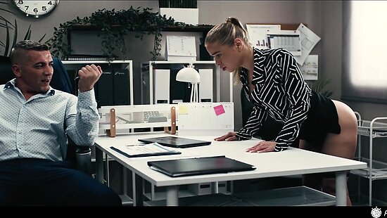 Freeze - During the interview, the boss froze the girl and raped her.