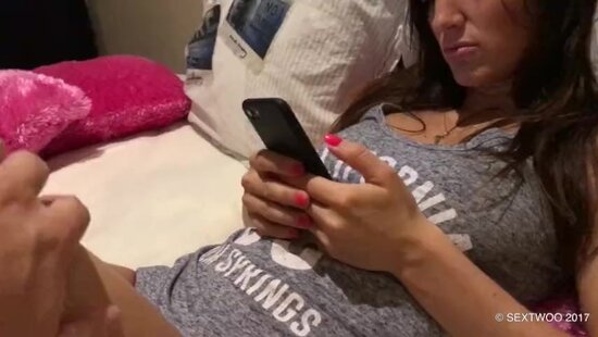 The guy just wanted to touch his stepsister's pussy, but she let his hot cock into her wet hole.