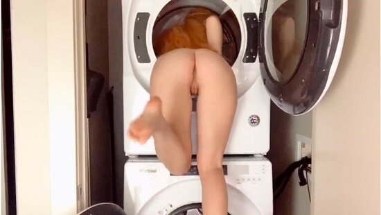 A girl with a delicious pussy got on all fours and inserted a rubber cock into her hole to cum.
