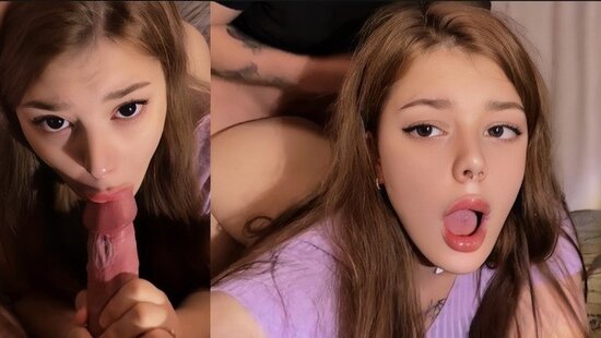 Young stepdaughter got on all fours to take her stepfather's heated cock in her wet pussy