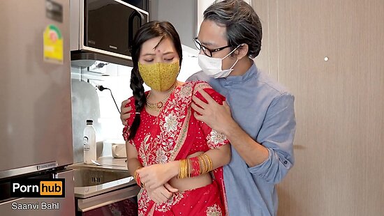 Father fucks his Hindu daughter and cums on her ass