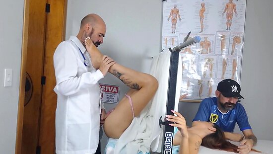 Gynecologist fucks someone else's wife behind the cuckold's back